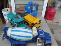 Toy Lot - Cement Mixer Truck, Garbage Truck