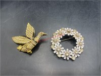 Two Brooch Lot (living room)