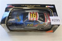 NASCAR Racing Champions 1:24 Scale Bank with Key