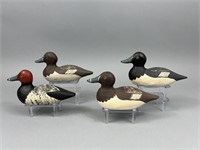 4 Paul Doering Miniature Duck Decoys