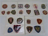 Lot of 20 Miscellaneous Fire Fighter Patches