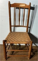 American Style Primitive Woven Side Chair