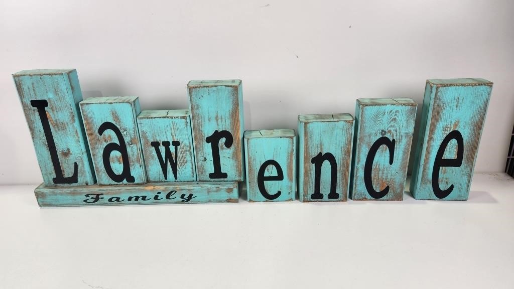 Wood Blocks with Letters