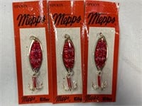 (3) Mepps #1 Spoon Fishing Lures