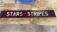Stars and Stripes sign
