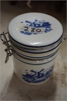 Delft Jar and Wall Container