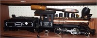Large Santa Fe train engine #52 and tender.