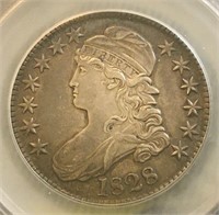 1828 Bust Half O-103 SEGS AU-50 50 Cent  Coin