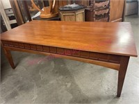 Larger all wood coffee table (cherry top)