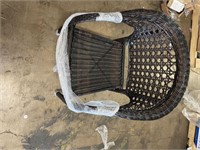 Single Wicker Patio Chair