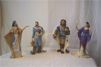 4 Lenox porcelain figurines. Captain John