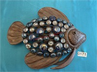Metal and Glass Decorative Fish (Upstairs Dining