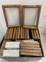 Box of Wooden Frames
