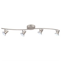 Hampton Bay Kenmont 4 Ft. 4-Light Brushed Nickel I