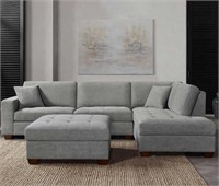 MILES FABRIC SECTIONAL WITHOUT OTTOMAN $1499