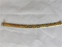 750 gold bracelet, 1.121oz