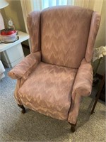 Two Wingback Upholstered Reclining Chairs