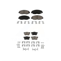 Front Rear Ceramic Brake Pads Kit For Honda Civic