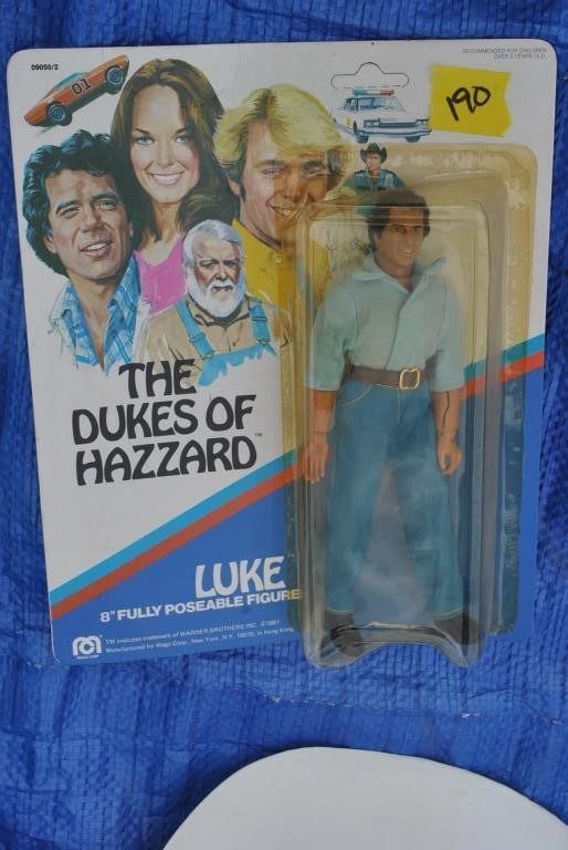 1981 Dukes of Hazzard Luke Duke Doll 8"