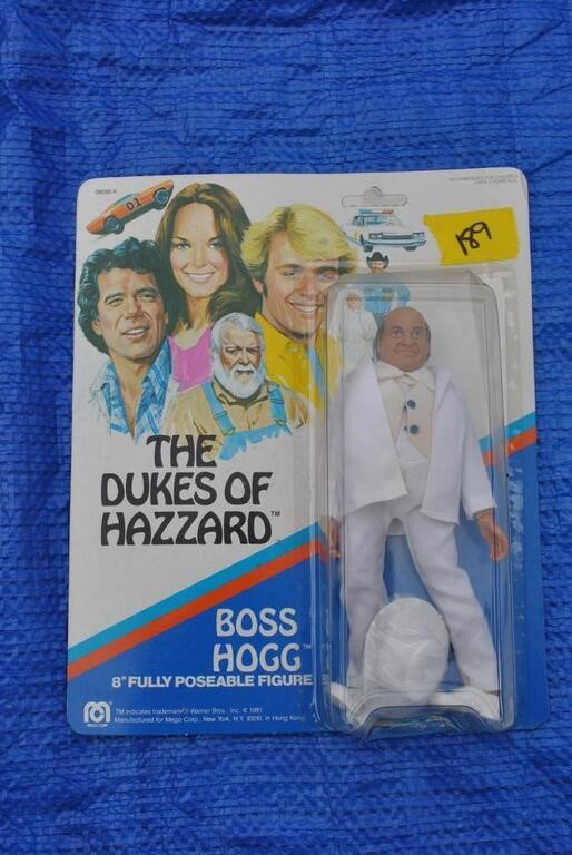 1981 Dukes of Hazzard 8" Boss Hog doll