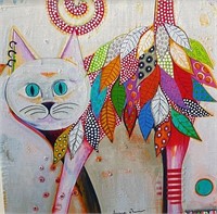 DONNA SHARAM CATNIP GICLEE