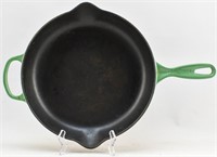 Le Creuset 12in. Green Enameled Cast Iron Skillet