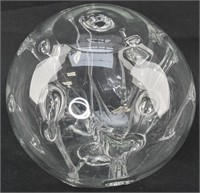 Peter Bramhall Glass Sphere Vase