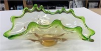 Large VTG Murano Glass Centerpiece Bowl
