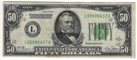 1928-A Series $50 Federal Reserve Note