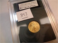 $5.00 GOLD EAGLE COIN UNCIRC.