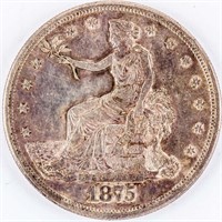 Coin 1876-S Trade Silver Dollar CH