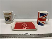 Mugs of Royalty Britain etc