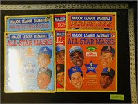 MLB All Star Masks and Posters 1987