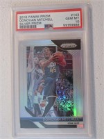 2018 PANINI PRIZM DONOVAN MITCHELL PSA 10