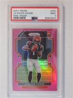 2021 PANINI PRIZM JA'MARR CHASE PSA 9