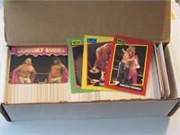 LARGE LOT OF WCW WRESTLING TRADING CARDS