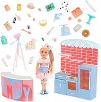 Glitter Girls – Cooking Show Set with 14" Doll