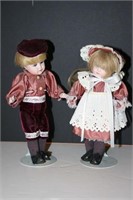 Kaiser Collection Porcelain Boy & Girl Dolls