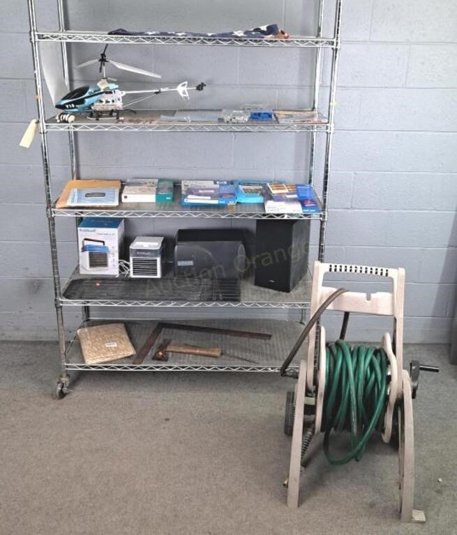 Contents Of Rack + Hose Reel