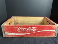 Vintage Red Wooden Coca Cola Crate