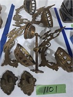 Antique bracket lamp holders