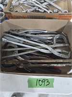 Box of brake tools pliers as shown