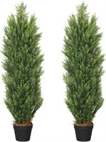 $160  4 Foot Topiary Trees Artificial Outdoor 2 Pa