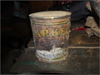 Vintage Parker Paints Oshkosh Wisconsin Can