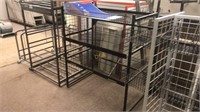 3 - Shelf Display Rack, Removable Shelves