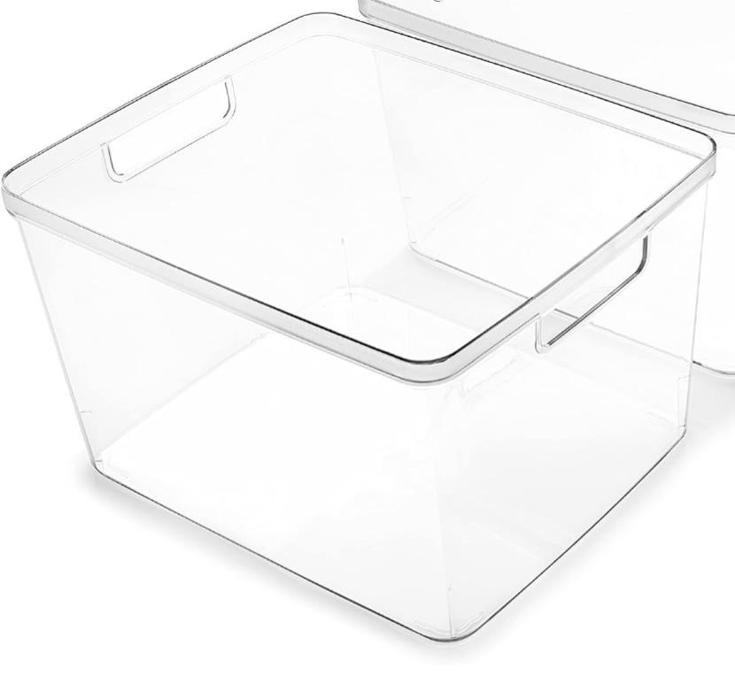 ($63) BINO | Plastic Storage Bin, Large - 1 Pack