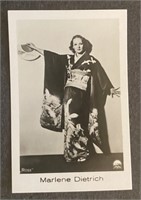 MARLENE DIETRICH: Antique Tobacco Card (1933)