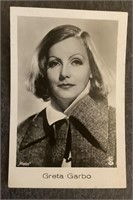 GRETA GARBO: Antique Tobacco Card (1933)