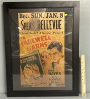 Vintage 1932 Shea’s Bellevue Movie Poster