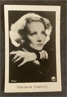 MARLENE DIETRICH: Antique Tobacco Card (1933)